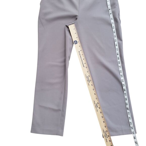 Babaton Aritzia Cropped Dress Pants Size 6 Gray Ankle Office Preppy - Picture 4 of 8